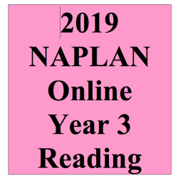 2019 Kilbaha Interactive NAPLAN Trial Test Reading Year 3